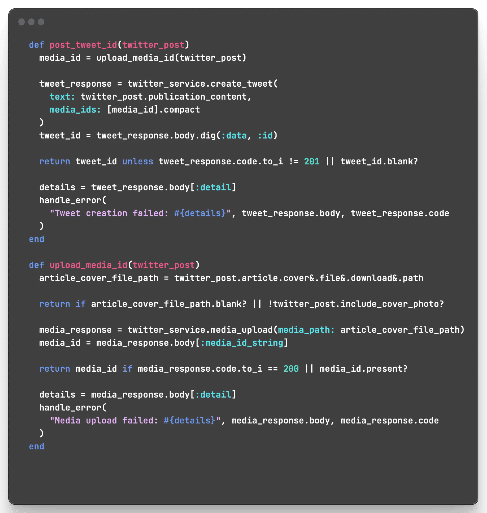 Código de programación